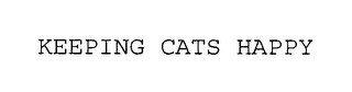 KEEPING CATS HAPPY logo
