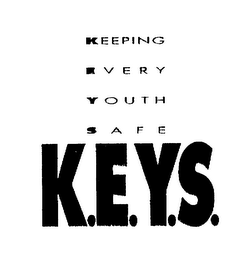KEEPING EVERY YOUTH SAFE K.E.Y.S. logo