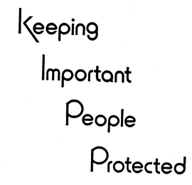 KEEPING IMPORTANT PEOPLE PROTECTED logo