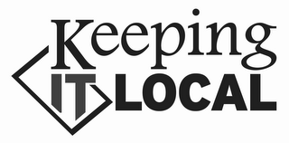 KEEPING IT LOCAL logo