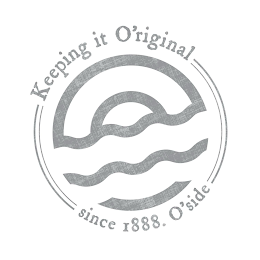 KEEPING IT O'RIGINAL SINCE 1888. O'SIDE logo