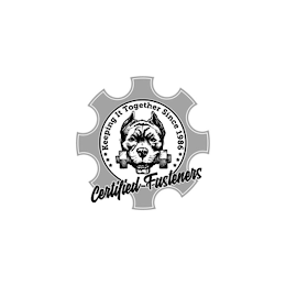 KEEPING IT TOGETHER SINCE 1986 CERTIFIED FASTENERS logo