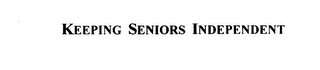KEEPING SENIORS INDEPENDENT logo