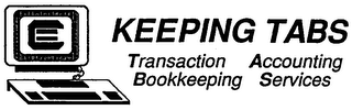 KEEPING TABS TRANSACTION ACCOUNTING BOOKKEEPING SERVICES logo