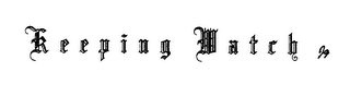 KEEPING WATCH JG logo