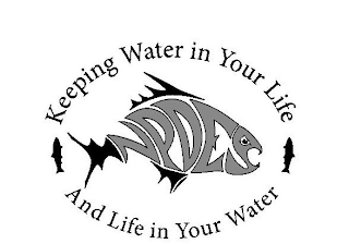 KEEPING WATER IN YOUR LIFE AND LIFE IN YOUR WATER NPDES logo