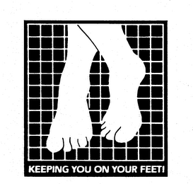 KEEPING YOU ON YOUR FEET! logo
