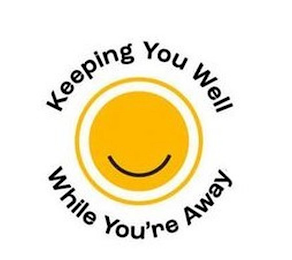 KEEPING YOU WELL WHILE YOU'RE AWAY logo