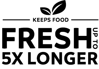 KEEPS FOOD FRESH UP TO 5X LONGER logo