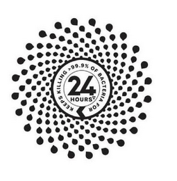 KEEPS KILLING 99.9% OF BACTERIA FOR 24HOURS logo