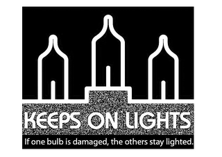 KEEPS ON LIGHTS IF ONE BULB IS DAMAGED, THE OTHERS STAY LIGHTED. logo