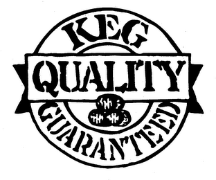 KEG QUALITY GUARANTEED logo