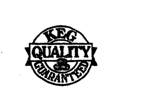 KEG QUALITY GUARANTEED logo
