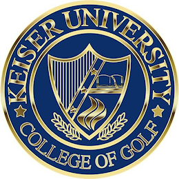 KEISER UNIVERSITY COLLEGE OF GOLF logo