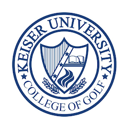 KEISER UNIVERSITY COLLEGE OF GOLF logo