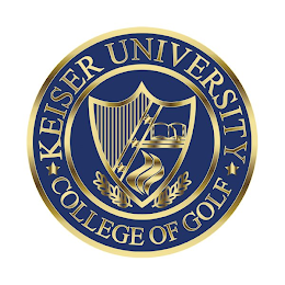 KEISER UNIVERSITY COLLEGE OF GOLF logo