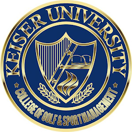 KEISER UNIVERSITY COLLEGE OF GOLF & SPORT MANAGEMENT logo