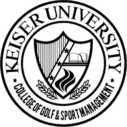 KEISER UNIVERSITY COLLEGE OF GOLF & SPORT MANAGEMENT logo