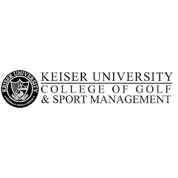 KEISER UNIVERSITY COLLEGE OF GOLF & SPORT MANAGEMENT KEISER UNIVERSITY INTEGRITAS VERITAS SAPIENTIA logo