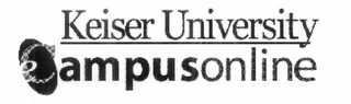 KEISER UNIVERSITY ECAMPUS ONLINE logo