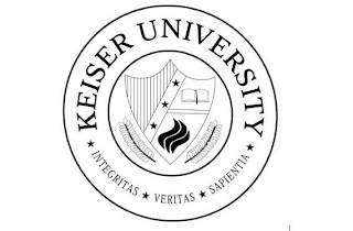 KEISER UNIVERSITY INTEGRITAS VERITAS SAPIENTIA logo