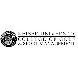 KEISER UNIVERSITY INTEGRITAS VERITAS SAPIENTIA COLLEGE OF GOLF & SPORT MANAGEMENT logo
