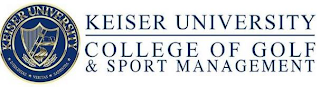 KEISER UNIVERSITY INTEGRITAS VERITAS SAPIENTIA KEISER UNIVERSITY COLLEGE OF GOLF & SPORT MANAGEMENT logo