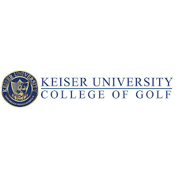 KEISER UNIVERSITY INTEGRITAS VERITAS SAPIENTIA KEISER UNIVERSITY COLLEGE OF GOLF logo