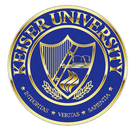 KEISER UNIVERSITY SAPIENTA VERITAS INTEGRITAS logo