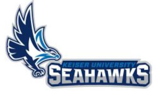 KEISER UNIVERSITY SEAHAWKS logo