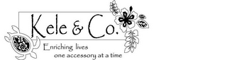 KELE & CO. ENRICHING LIVES ONE ACCESSORY AT A TIME logo