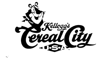 KELLOGG'S CEREAL CITY U-S-A TONY logo