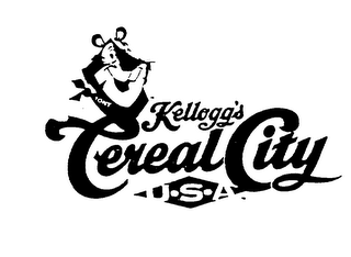 KELLOGG'S CEREAL CITY U S A TONY logo