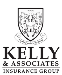 KELLY & ASSOCIATES INSURANCE GROUP TURRIS FORTIS MIHI DEUS logo