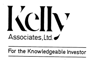KELLY ASSOCIATES, LTD. FOR THE KNOWLEDGEABLE INVESTOR logo