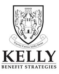 KELLY BENEFIT STRATEGIES TURRIS FORTIS MIHI DEUS logo