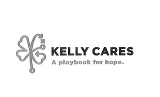 KELLY CARES A PLAYBOOK FOR HOPE. logo