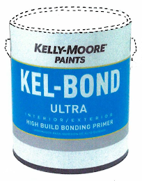 KELLY-MOORE PAINTS KEL-BOND ULTRA INTERIOR / EXTERIOR HIGH BUILD BONDING PRIMER IMPRIMADOR PARA ADHESION DE ALTO ESPRESOR logo