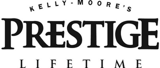KELLY-MOORE'S PRESTIGE LIFETIME logo