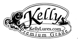 KELLY PREMIUM GRADE KELLYLURES.COM logo