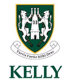 KELLY TURRIS FORTIS MIHI DEUS logo