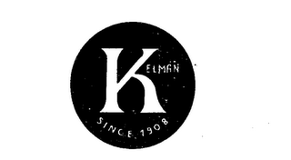 KELMAN SINCE 1908 logo