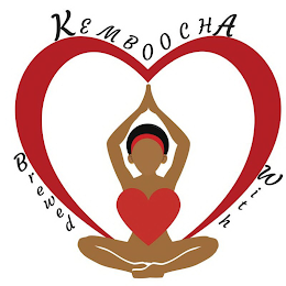KEMBOOCHA BREWED WITH logo
