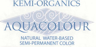 KEMI-ORGANICS AQUACOLOUR NATURAL WATER-BASED SEMI-PERMANENT COLOR logo