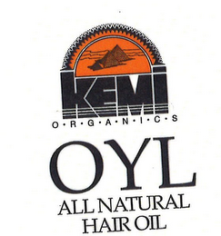 KEMI O·R·G·A·N·I·C·S OYL ALL NATURAL HAIR OIL logo