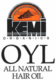 KEMI O·R·G·A·N·I·C·S OYL ALL NATURAL HAIR OIL logo