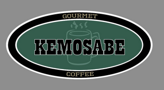 KEMOSABE GOURMET COFFEE logo