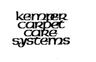 KEMPER CARPET CARE SYSTEMS logo