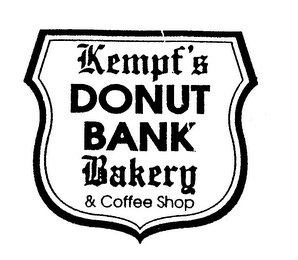 KEMPF'S DONUT BANK BAKERY & COFFEE SHOP logo