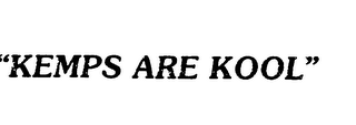 "KEMPS ARE KOOL" logo